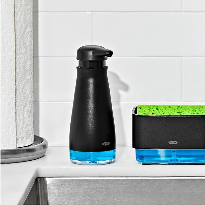 Stainless Steel Soap Dispenser - Black - US 7855