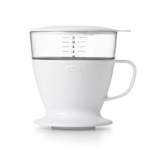 Pour-Over Coffee Maker with Water Tank - US 6458
