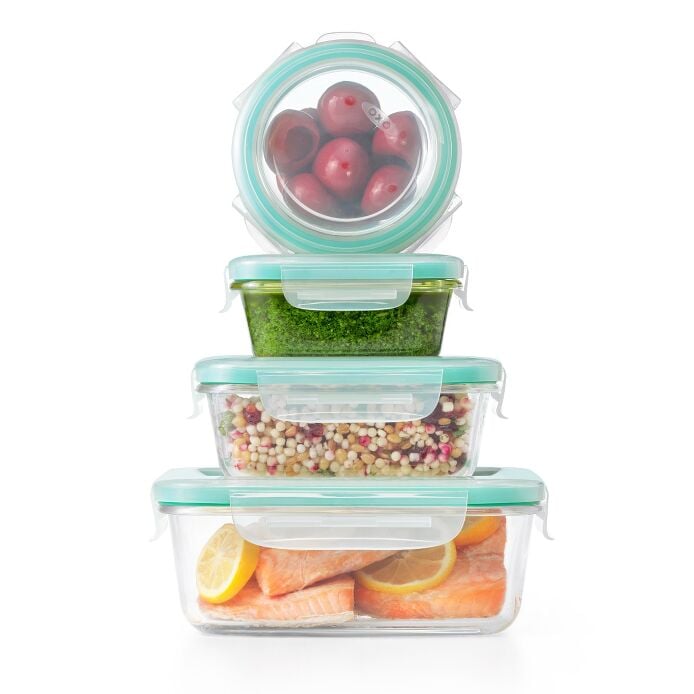 OXO Good Grips 12 Piece Smart Seal Glass Container Set - US 5539