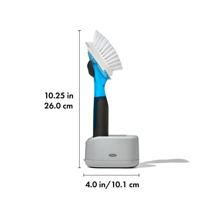 Soap Dispensing Dish Brush Storage Set - US 8826