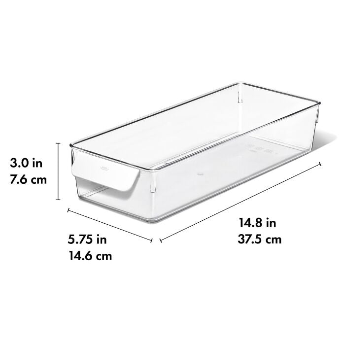 Refrigerator Storage Bin 5 In X 14 In - US 9259