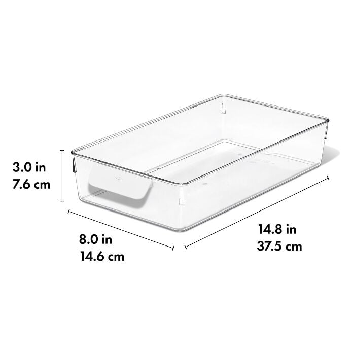 Refrigerator Storage Bin 8 In X 14 In - US 8577