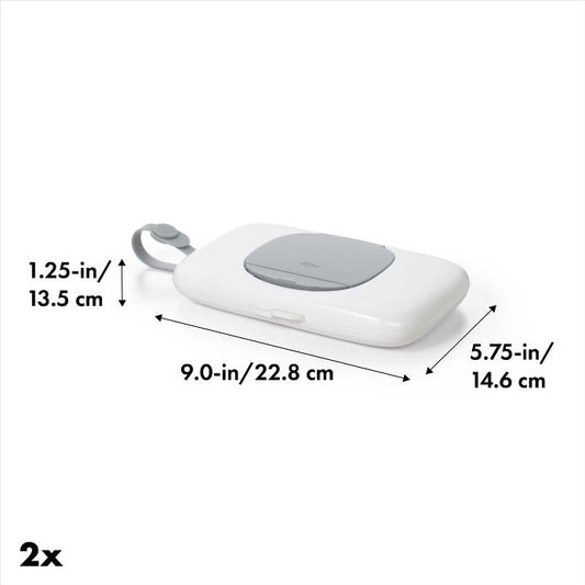 OXO TOT 2-Pack On-the-Go Wipes Dispenser, Gray - US 1905