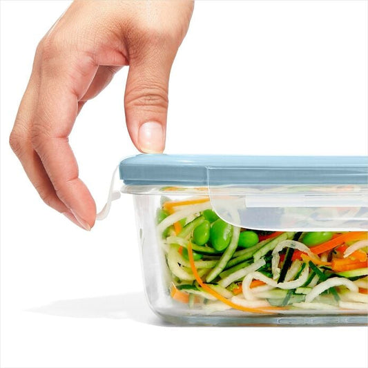 12-Piece Smart Seal Glass Container Set - Arctic Blue - US 4345