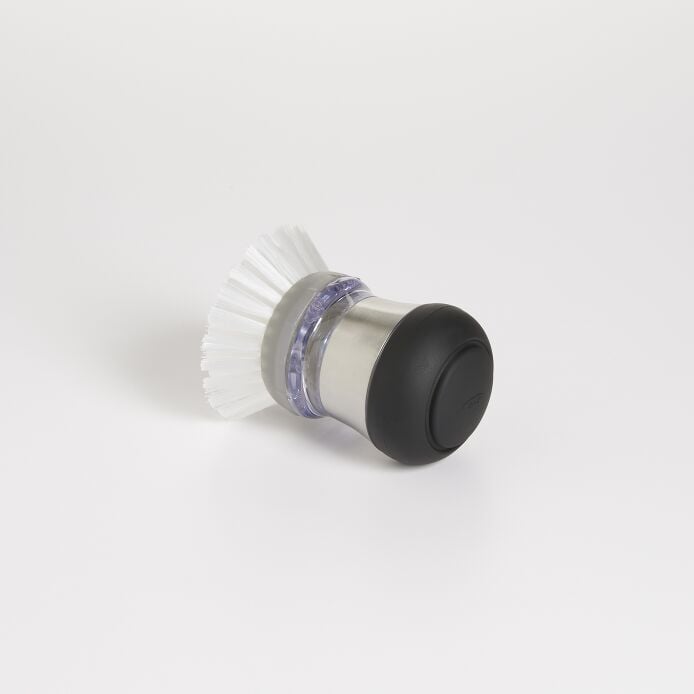 Steel Soap Dispensing Palm Brush - US 2688