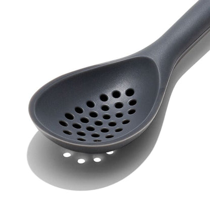 OXO Good Grips Silicone Slotted Spoon - Peppercorn - US 2588