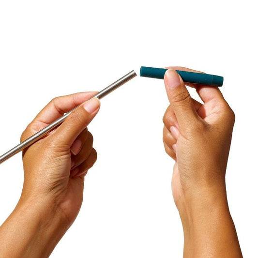 4-Piece Reusable Straw and Brush Set with Case - US 0911