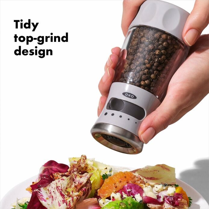 Contoured Mess-Free Pepper Grinder - US 2129