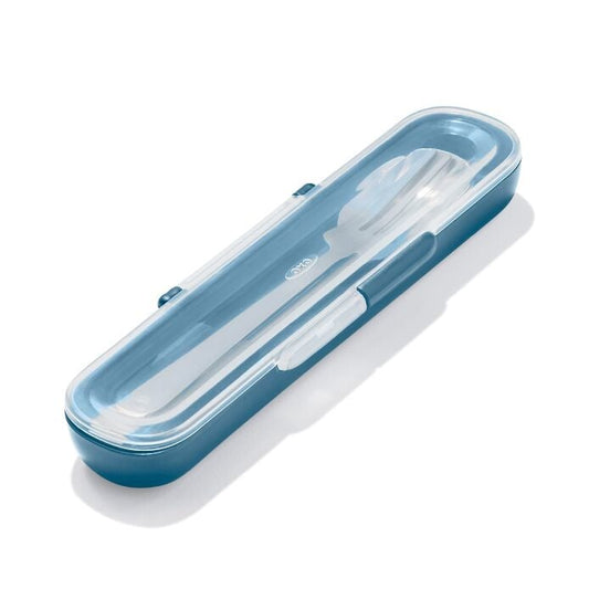 Prep & Go Stainless Steel Utensils With Case - Ocean Blue - US 9266