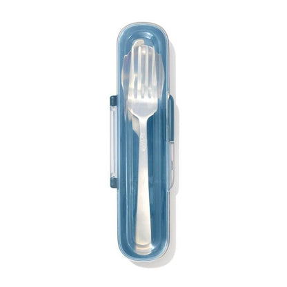 Prep & Go Stainless Steel Utensils With Case - Ocean Blue - US 9266