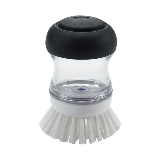Soap Dispensing Palm Brush - US 5675