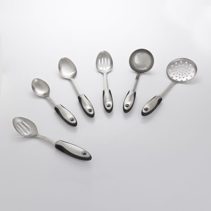 Steel Slotted Spoon - US 9963
