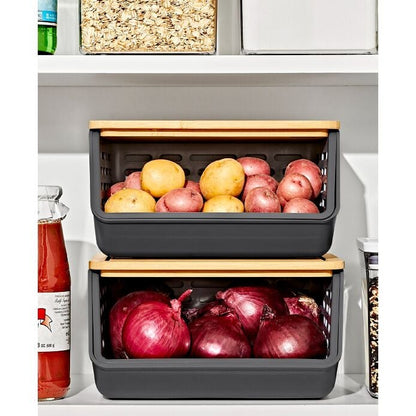 Produce Saver - Root Vegetable Bin with Lid - US 3836