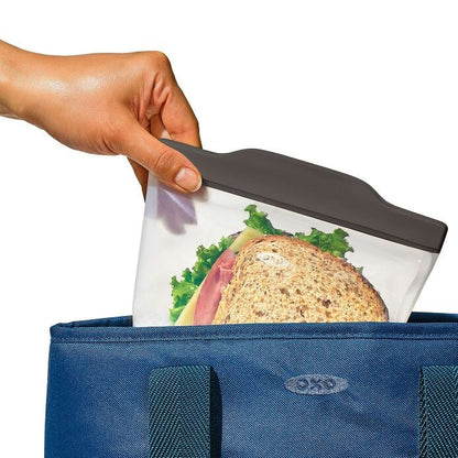Outdoor Silicone Reusable Stand Up Bag Quart (32 oz) - US 6167