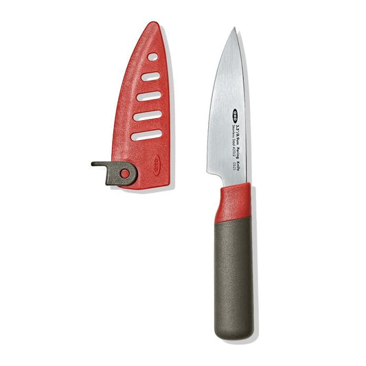 Paring Knife with Locking Sheath - US 6139