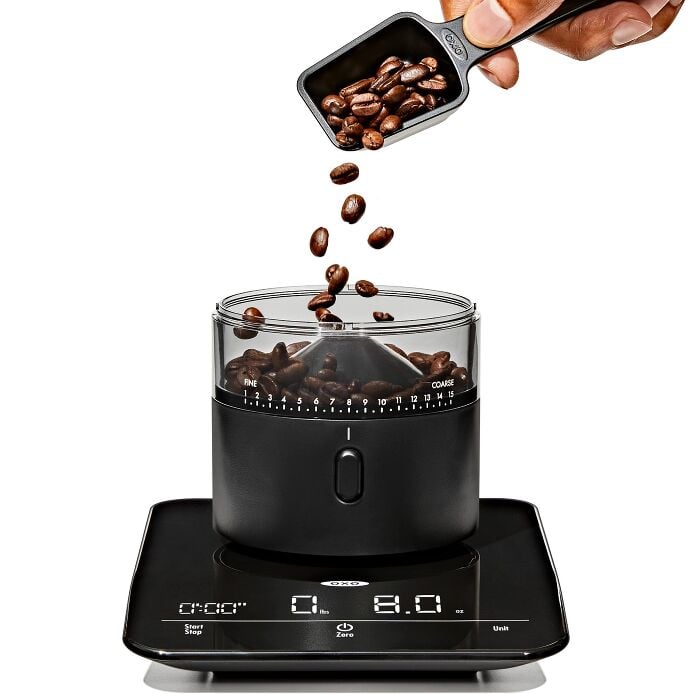 Compact Conical Burr Coffee Grinder - US 8416