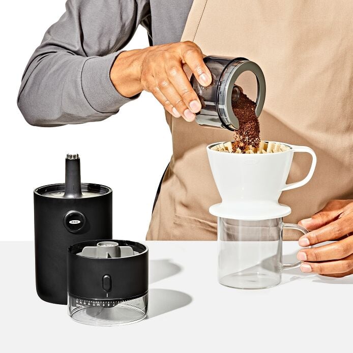 Compact Conical Burr Coffee Grinder - US 8416