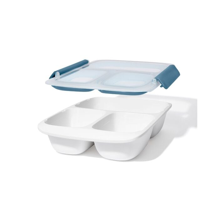 Prep & Go 4.1-Cup Divided Container - Ocean Blue - US 4262