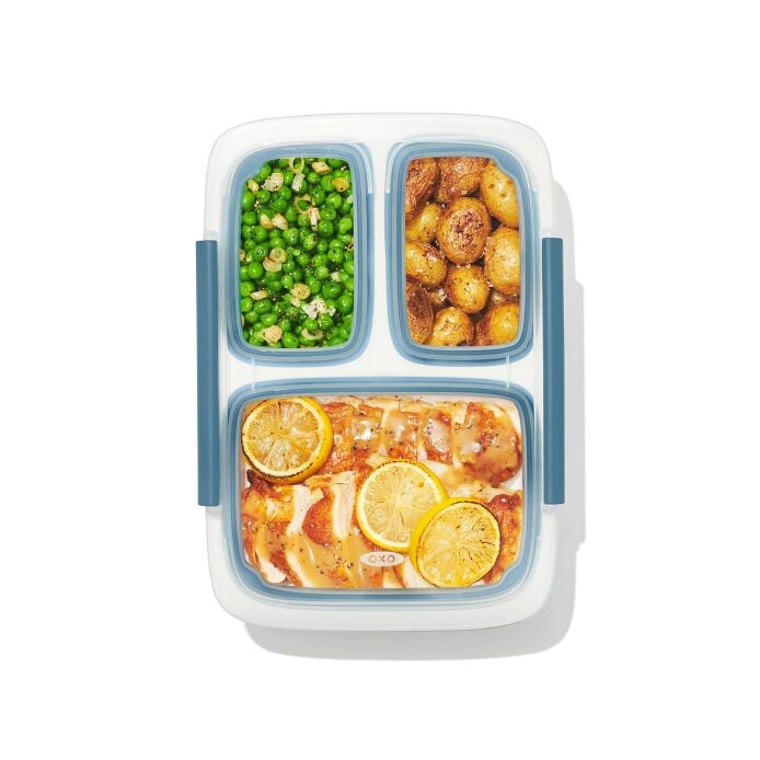 Prep & Go 4.1-Cup Divided Container - Ocean Blue - US 4262