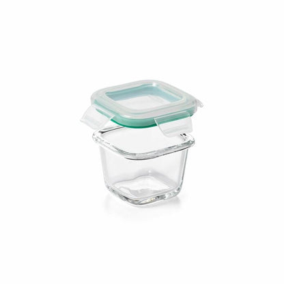 4 Piece Smart Seal Glass Mini Square Container Set - US 9789