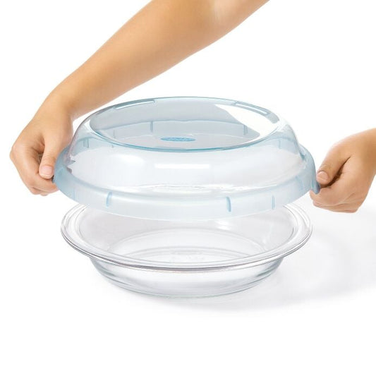 9-in Pie Plate with Lid - US 4046