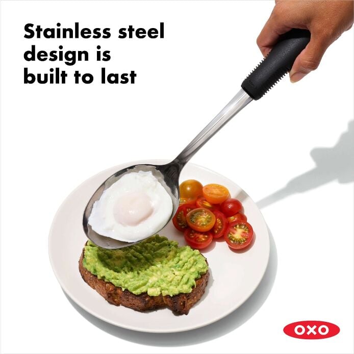Stainless Steel Slotted Spoon - US 9096