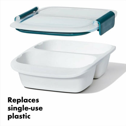 Prep & Go 2-Cup Divided Container - US 8536