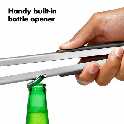 Grilling Tongs with Built-In Bottle Opener - US 3540