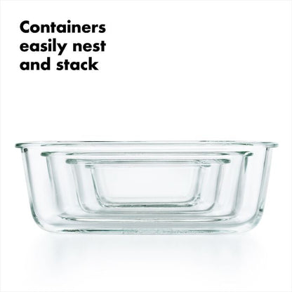 16 Piece Glass Smart Seal Everyday Container Set - US 2462