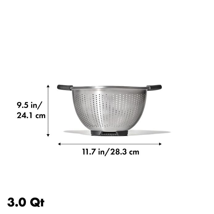 Stainless Steel 3 qt./ 2.8L Colander - US 9212