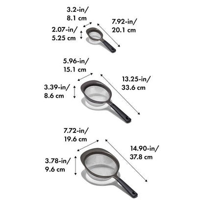 OXO Good Grips 3 Piece Strainer Set - US 9984