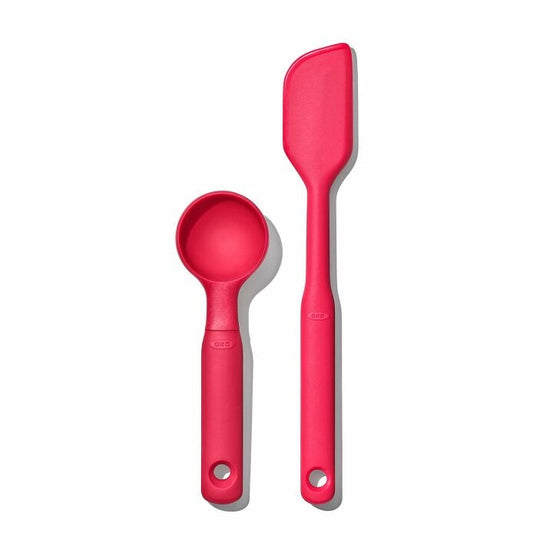 Silicone Cookie Scoop & Small Spatula Set - US 4403