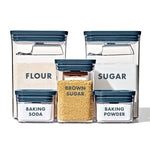 8-Piece Prelabeled Baking POP Container Set - US 9189