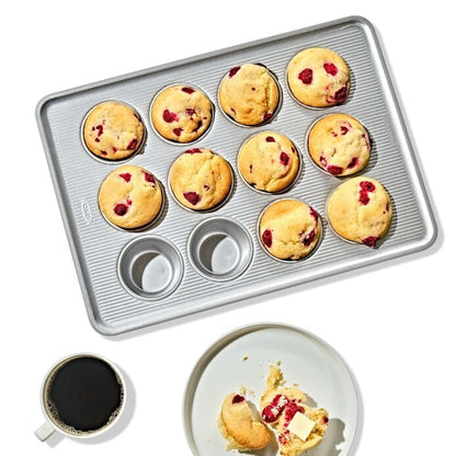 Non-Stick Pro Clear Coated 12 Cup Muffin Pan - US 0962