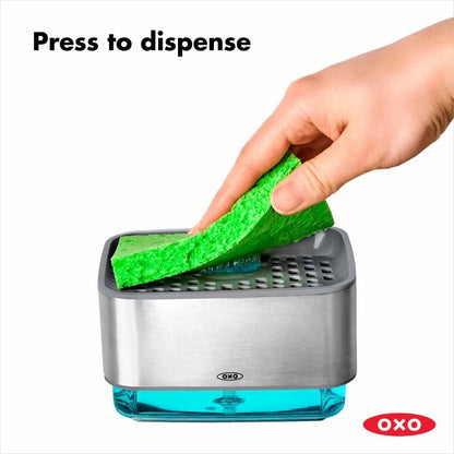 Soap Dispensing Sponge Holder - US 7651