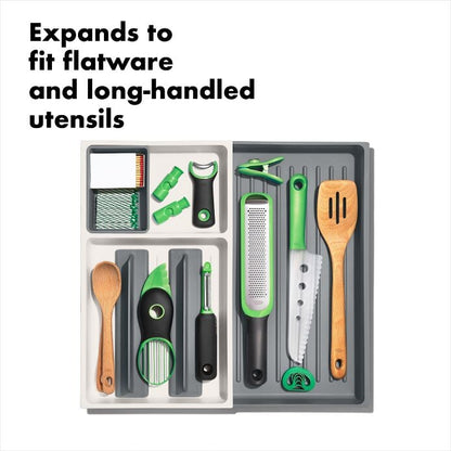 Large Expandable Kitchen Tool Drawer Organizer - US 2346