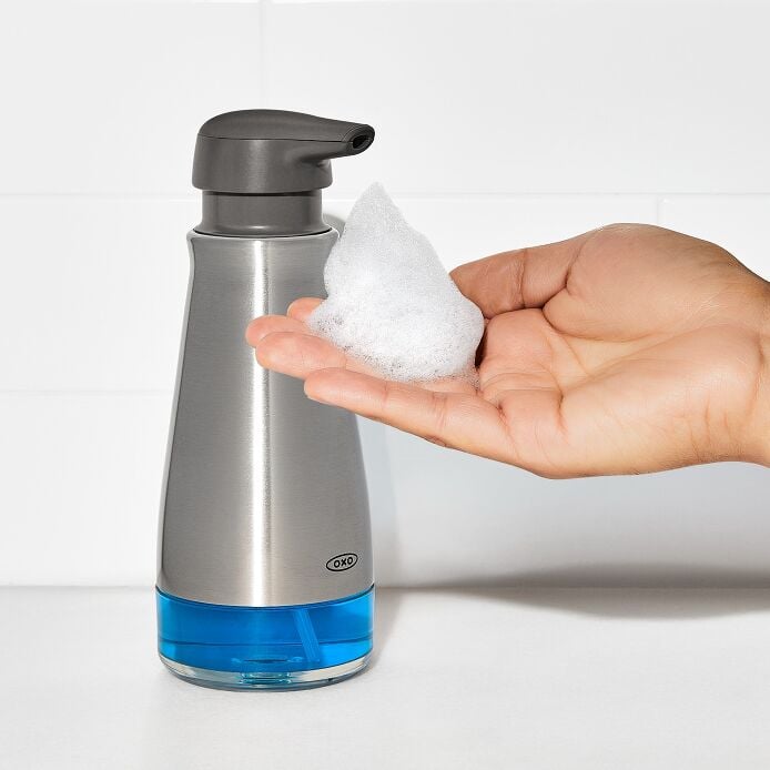 Stainless Steel Foaming Soap Dispenser - US 8594