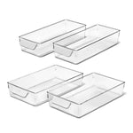 4 Piece Refrigerator Storage Bin Starter Set - US 0367