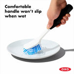 Dish Brush with Scraper - US 8978