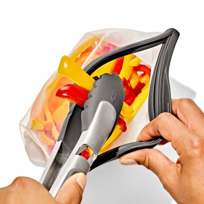 Outdoor Silicone Reusable Stand Up Bag Quart (32 oz) - US 6167