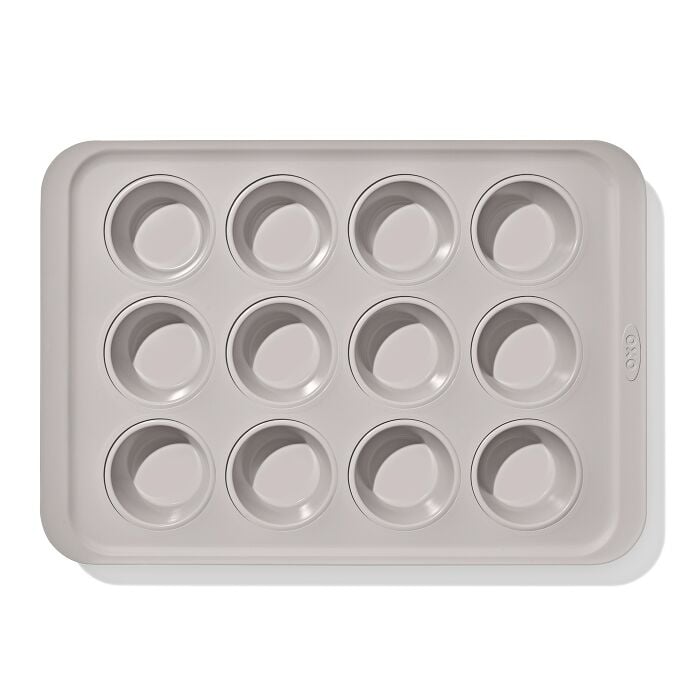 Non-Stick Pro Ceramic Coated Metal Bakeware 12 Cup Muffin Pan – Storm Blue - US 0457