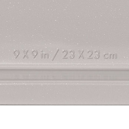 Non-Stick Pro Ceramic Coated Metal Bakeware 9" Square Cake Pan - Biscuit - US 5582