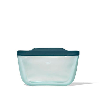 Silicone Reusable Bag - Stand-Up Quart (32 oz) - Lagoon - US 0537