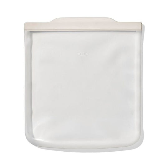 Silicone Reusable Bag - Gallon Bag (128 oz) - Oat - US 6964
