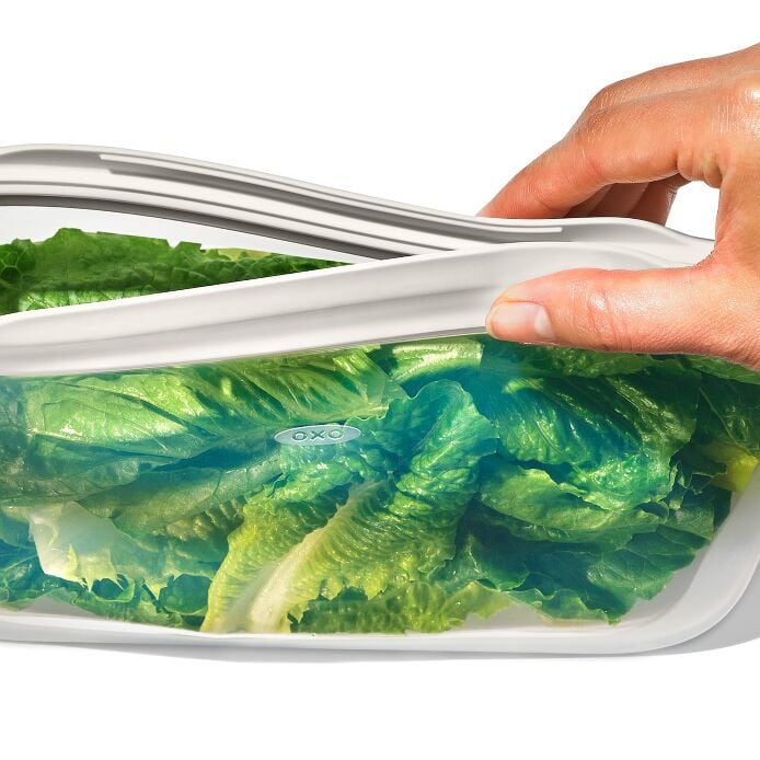 Silicone Reusable Bag - Gallon Bag (128 oz) - Oat - US 6964