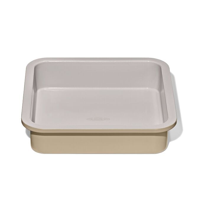 Non-Stick Pro Ceramic Coated Metal Bakeware 9" Square Cake Pan - Biscuit - US 5582