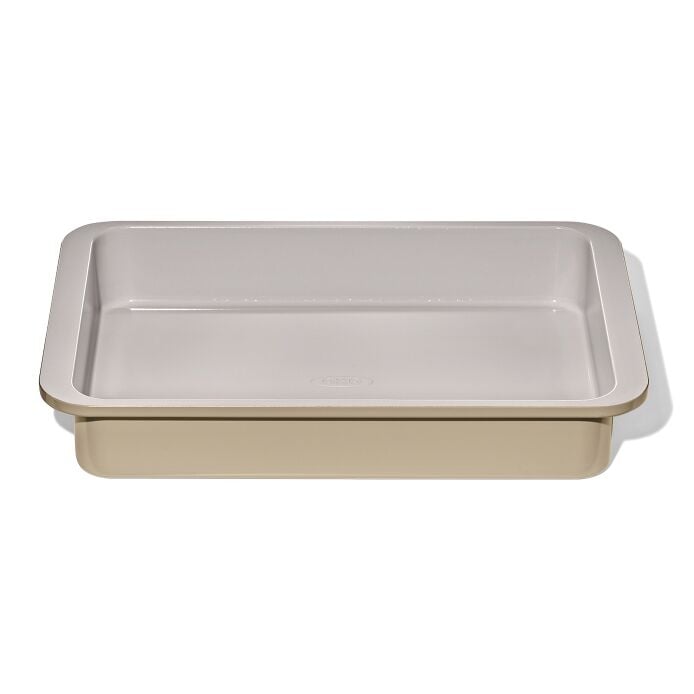 Non-Stick Pro Ceramic Coated Metal Bakeware 9" x 13" Cake Pan - Biscuit - US 7421