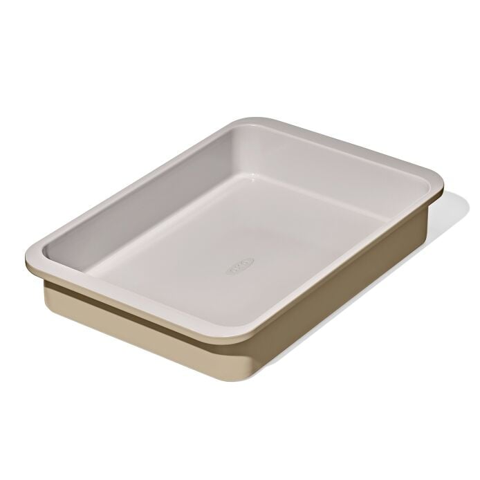 Non-Stick Pro Ceramic Coated Metal Bakeware 9" x 13" Cake Pan - Biscuit - US 7421