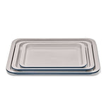 Non-Stick Pro Ceramic Coated Metal Bakeware 3Pc Set - Storm Blue - US 9931