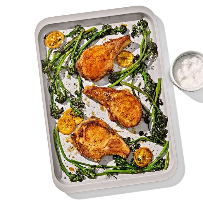 Non-Stick Pro Ceramic Coated Metal Bakeware 3Pc Set - Biscuit - US 6074